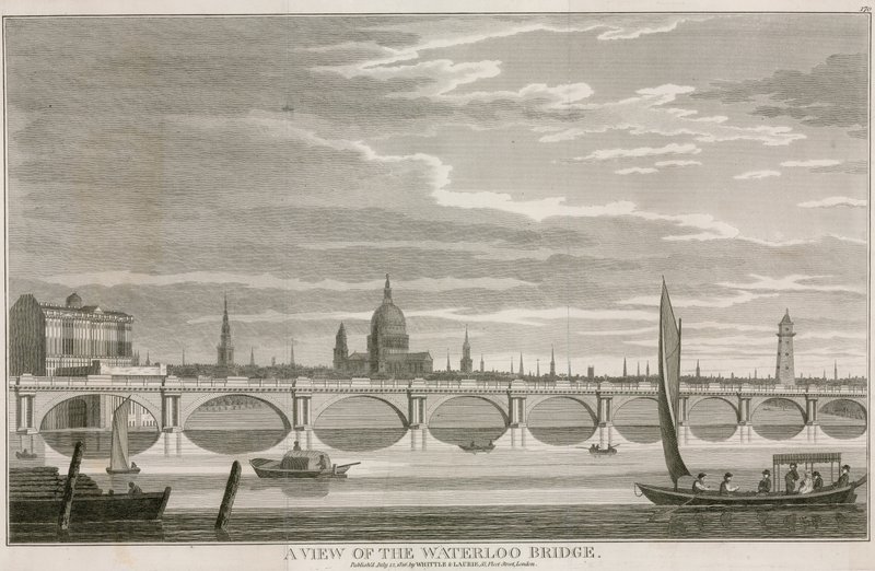 Waterloo Bridge, London alkotó: English School