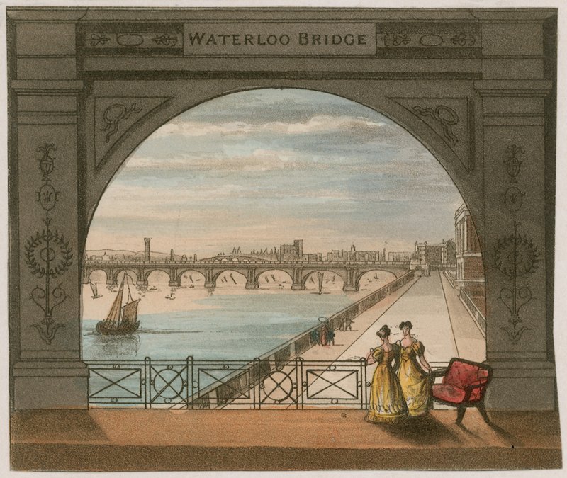 Waterloo Bridge, London alkotó: English School