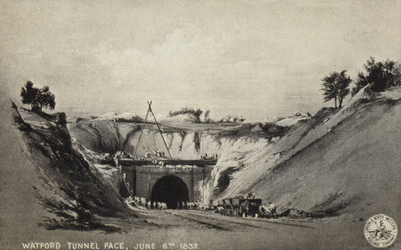 Watford Tunnel Face, 1837. június 6 alkotó: English School