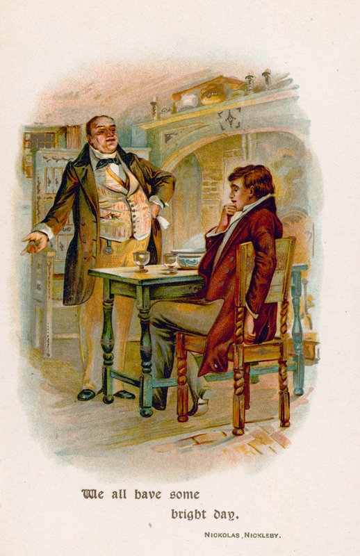 Mindannyiunknak van néhány fényes napja. Nicholas Nickleby alkotó: English School