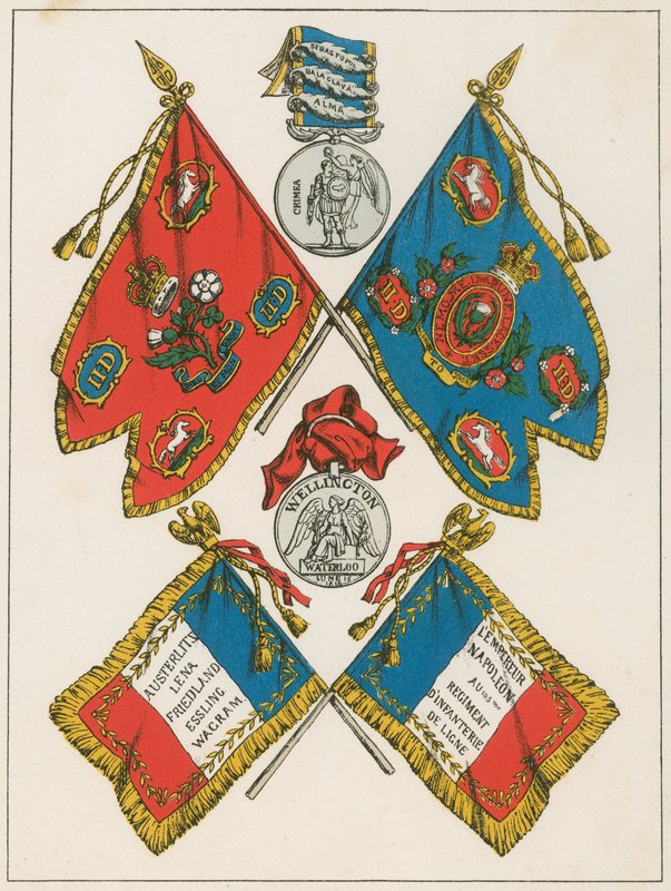 Wellington, Katonai szabványok alkotó: English School