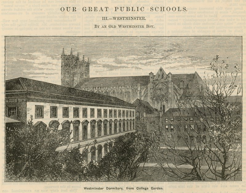 Westminster Kollégium, a College Gardenből alkotó: English School