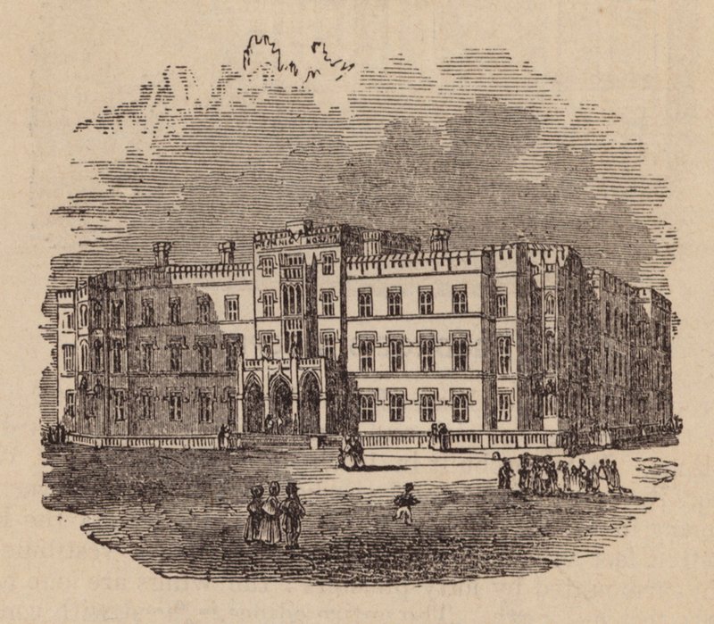 Westminster kórház (metszet) alkotó: English School