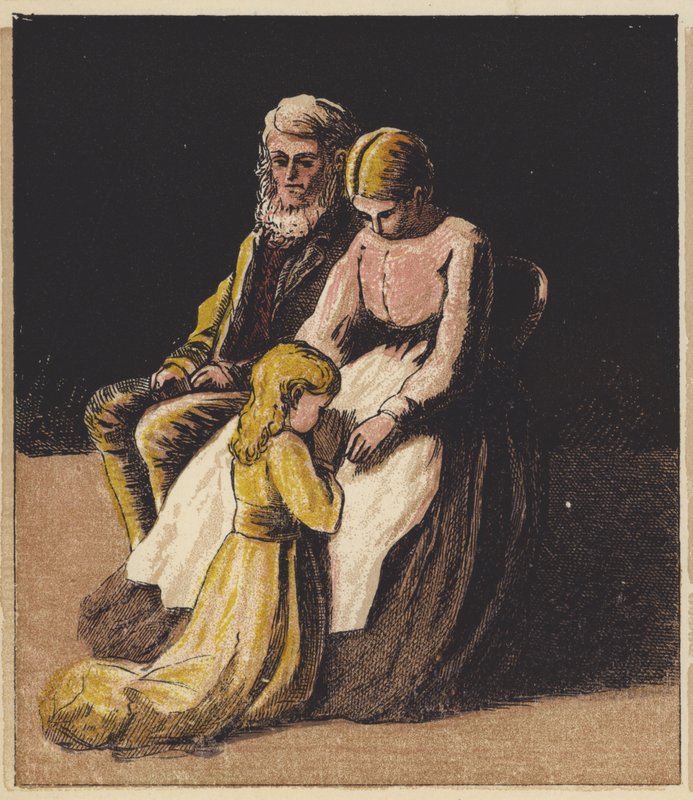 Amikor a kis Fred lefeküdt (színes litho) alkotó: English School