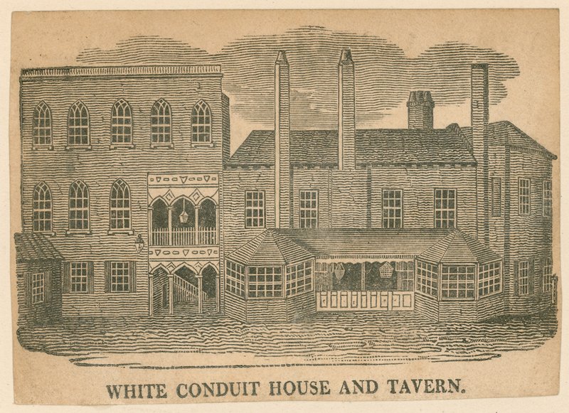 White Conduit House and Tavern, Pentonville, London alkotó: English School