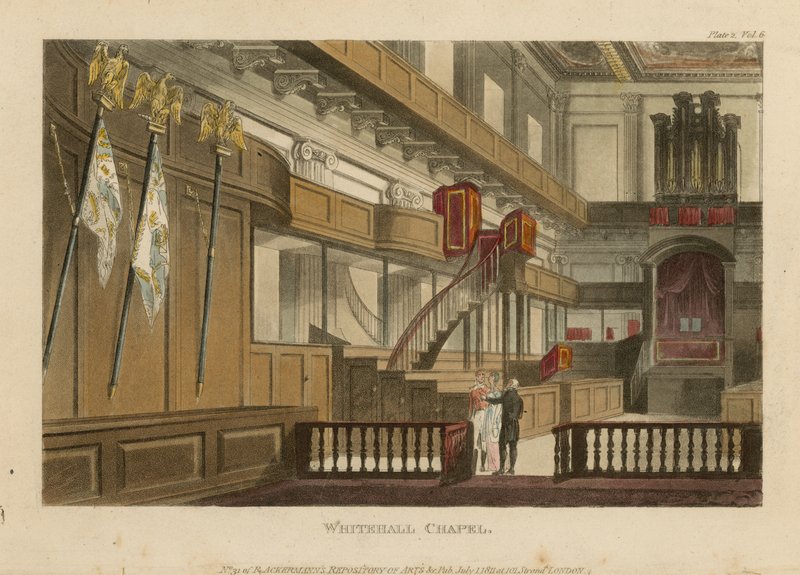 Whitehall kápolna Whitehallban alkotó: English School