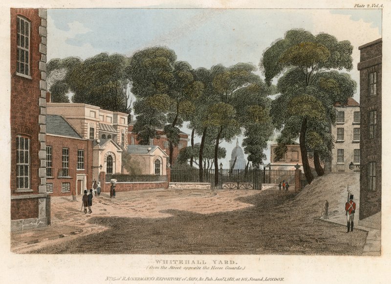 Whitehall Court or Yard, Vanbrugh House, 1898-ban lerombolták alkotó: English School