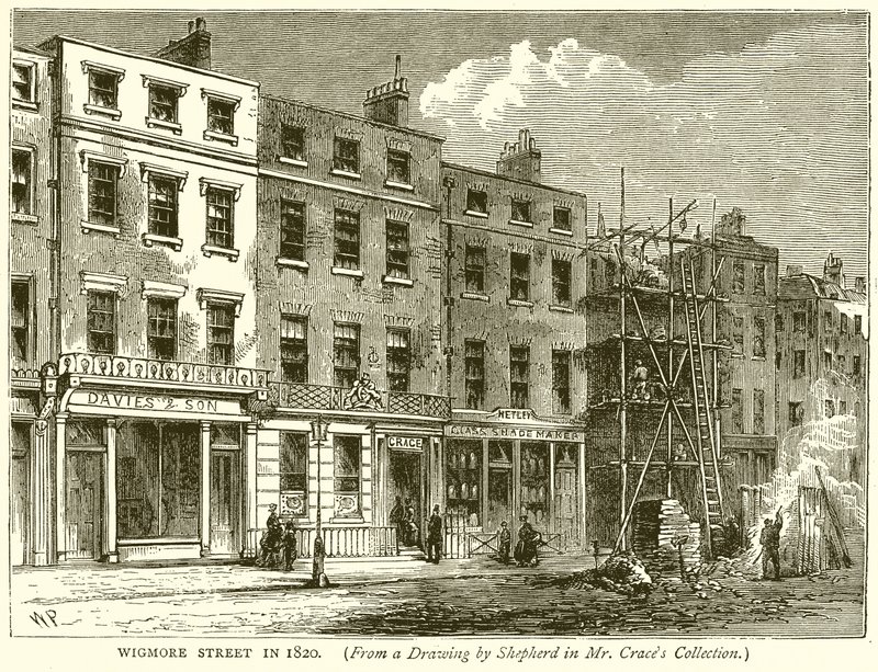 A Wigmore Street 1820-ban alkotó: English School