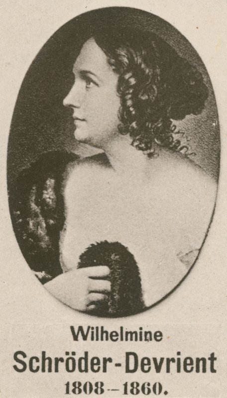 Wilhelmine Schroder-Devrient (mélynyomás) alkotó: English School