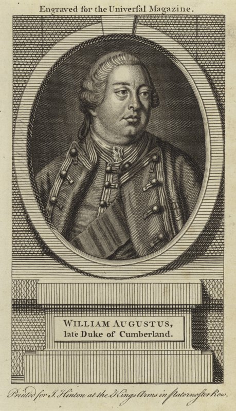 William Augustus, Cumberland 1. hercege alkotó: English School