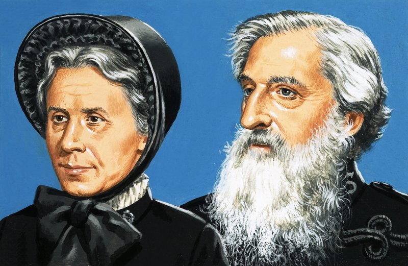 William Booth és felesége, Catherine alkotó: English School