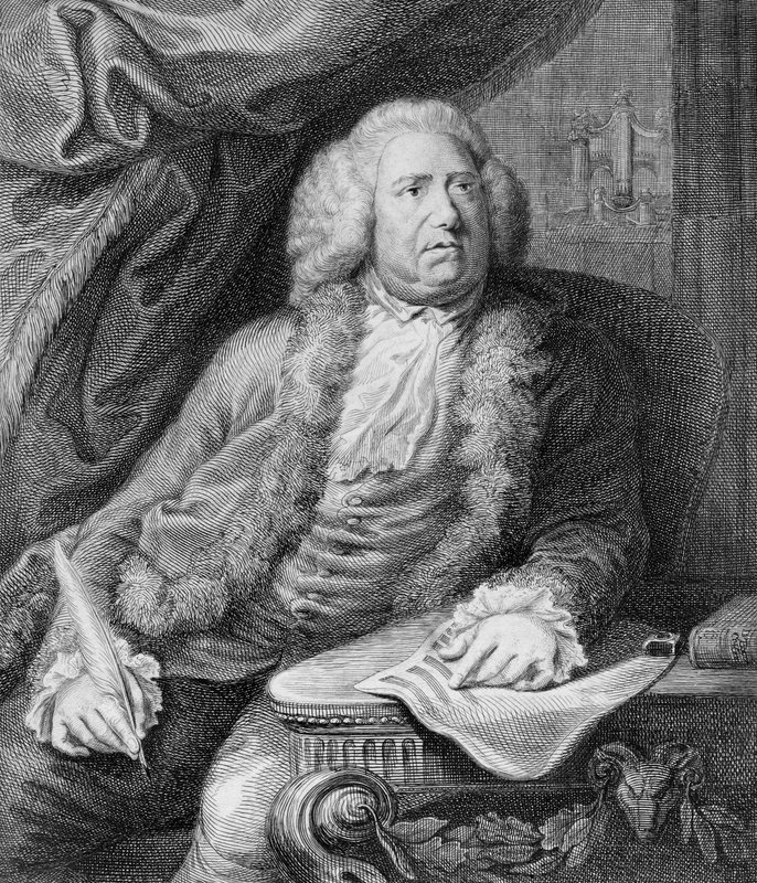 William Boyce angol zeneszerző és a király zenéjének mestere (metszet) alkotó: English School
