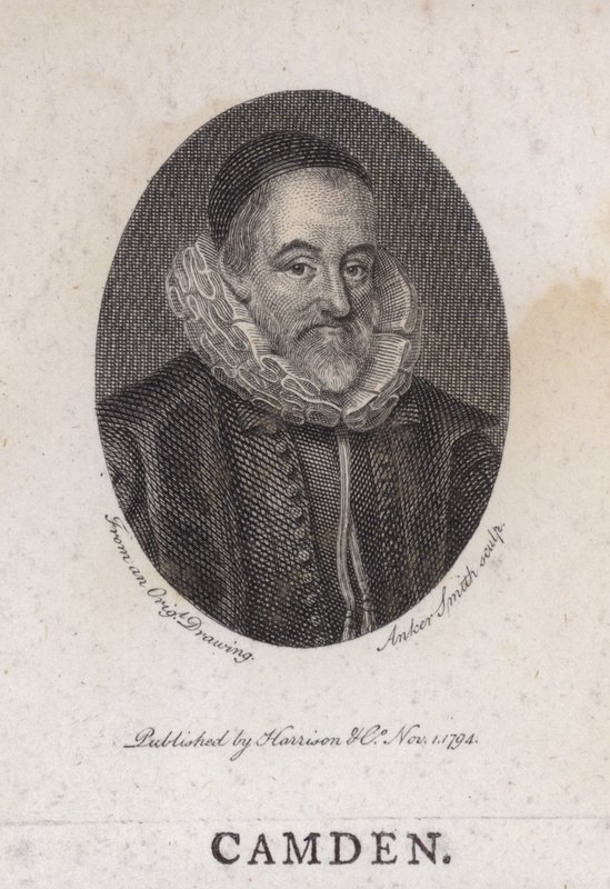 William Camden, angol antikvárius, történész és földrajztudós (metszet) alkotó: English School