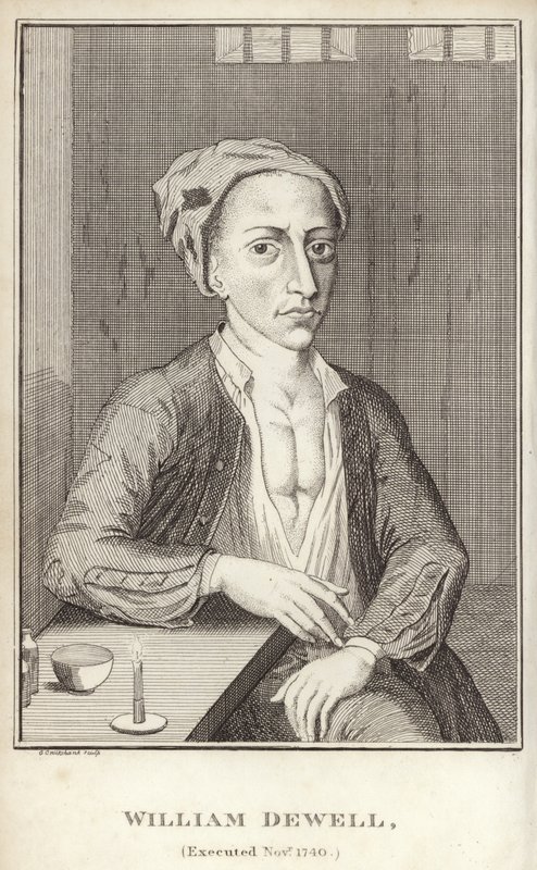 William Dewell, kivégezve 1740 novemberében alkotó: English School