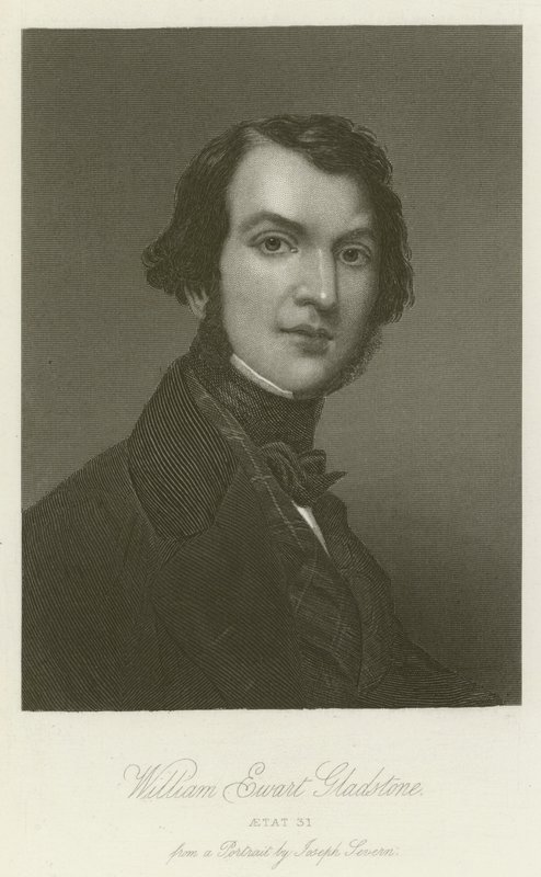 William Ewart Gladstone, Aetat 31 (metszet) alkotó: English School