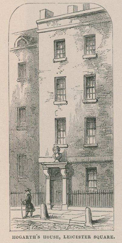 William Hogarths ház, Leicester Square alkotó: English School