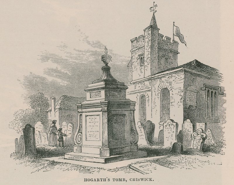 William Hogarth sírja, Chiswick alkotó: English School