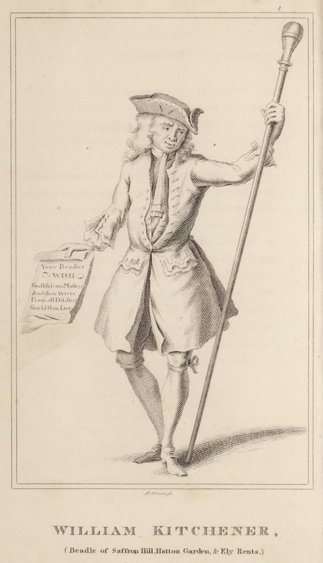 William Kitchener, Beadle of Saffron Hill, Hatton Garden és Ely Rents alkotó: English School