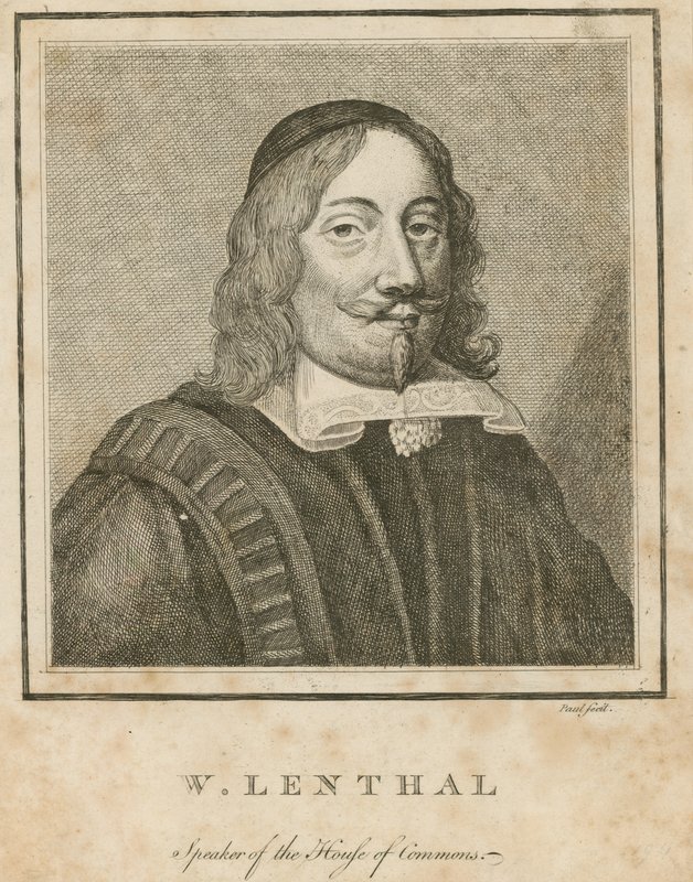 William Lenthal, az alsóház elnöke alkotó: English School