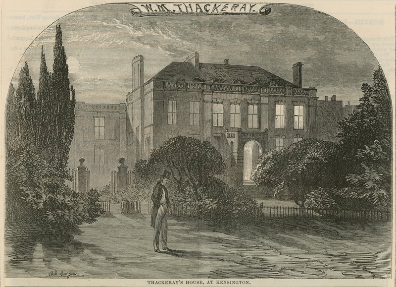 William Makepeace Thackerays ház Kensingtonban, Londonban alkotó: English School