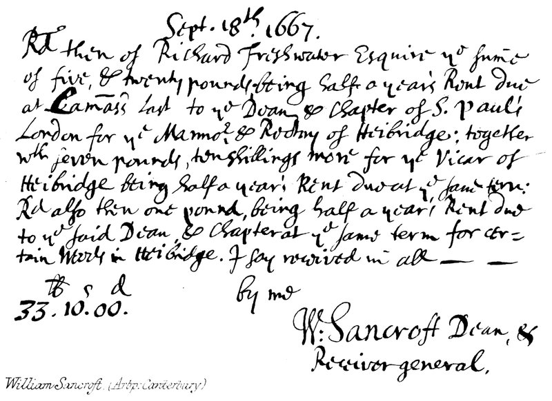 William Sancroft, (arbp: Canterbury) alkotó: English School
