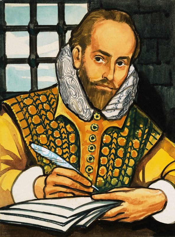 William Shakespeare alkotó: English School