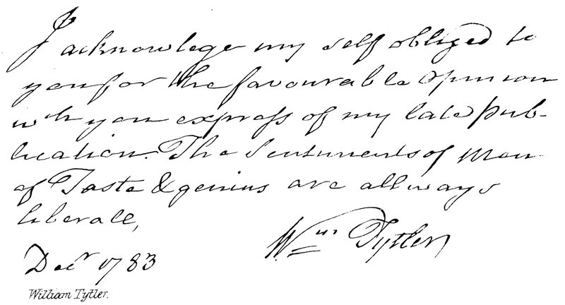 William Tytler alkotó: English School