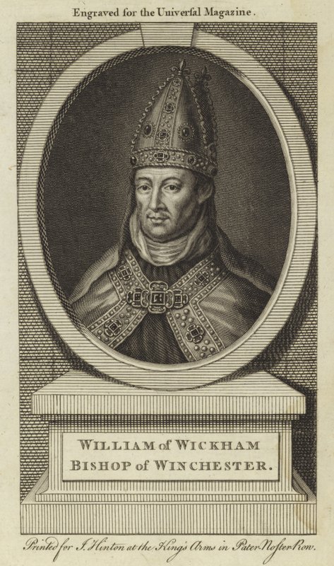 Wickhami Vilmos, Winchester püspöke alkotó: English School