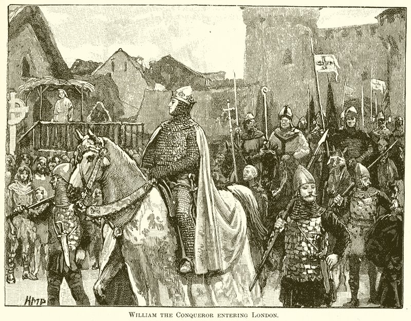 Hódító Vilmos belép Londonba alkotó: English School