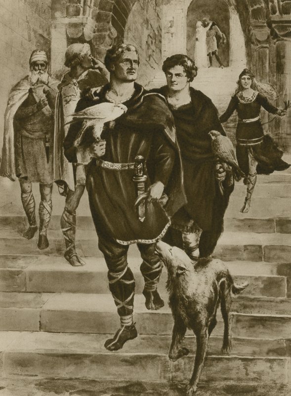 Hódító Vilmos elpusztul (mélynyomás) alkotó: English School