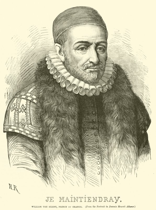Csendes Vilmos, Narancs hercege (metszet) alkotó: English School