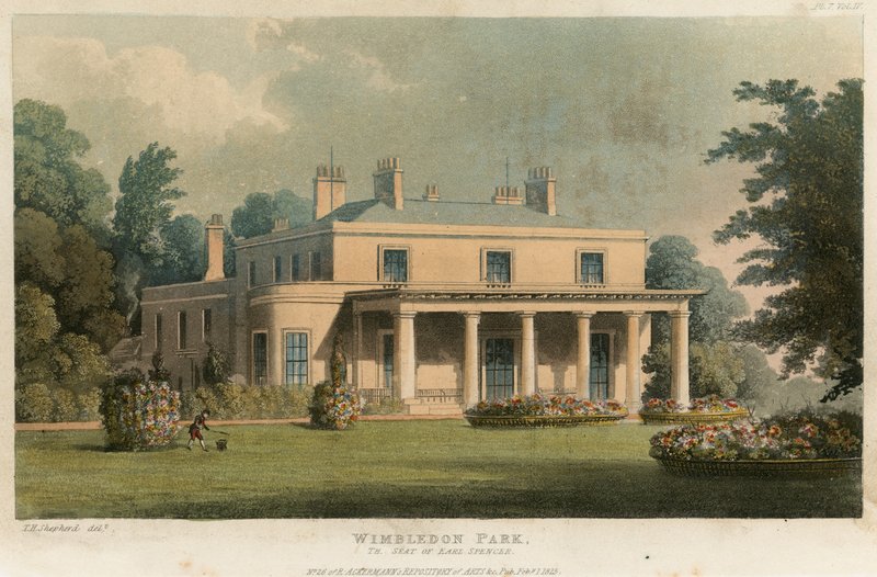 A Wimbledon Park, Earl Spencer székhelye alkotó: English School