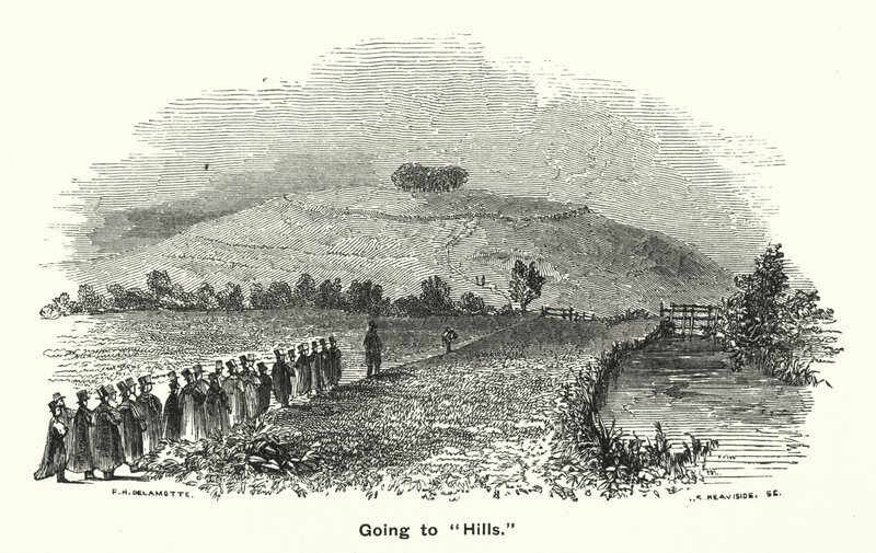 Winchester College: Going to "Hills" (metszet) alkotó: English School