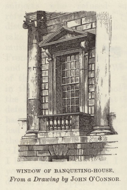A bankettház ablaka alkotó: English School