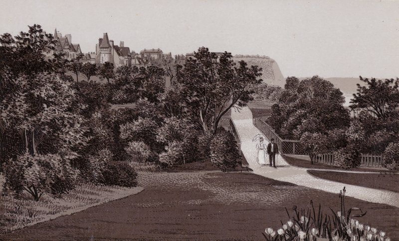 Windsor Gardens, Penarth (litho) alkotó: English School