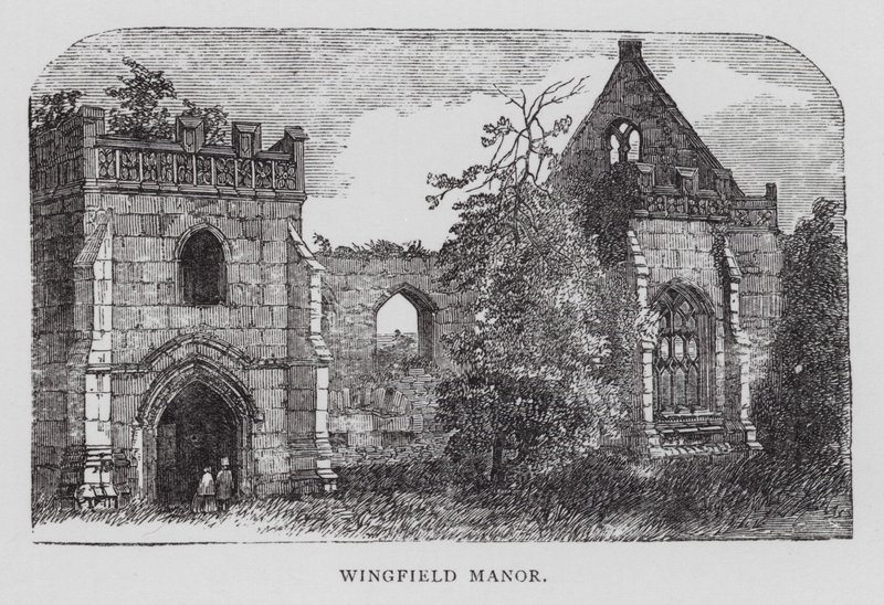 Wingfield Manor (metszet) alkotó: English School