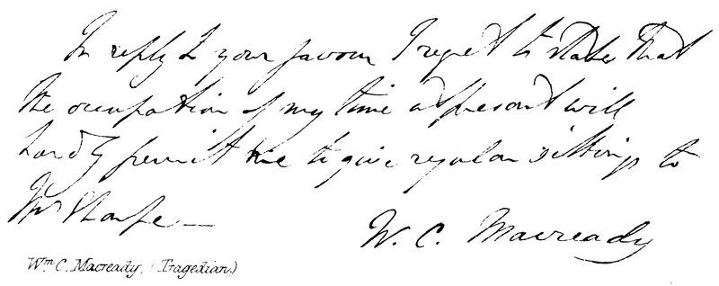 Wm C Macready, (Tragédia) alkotó: English School