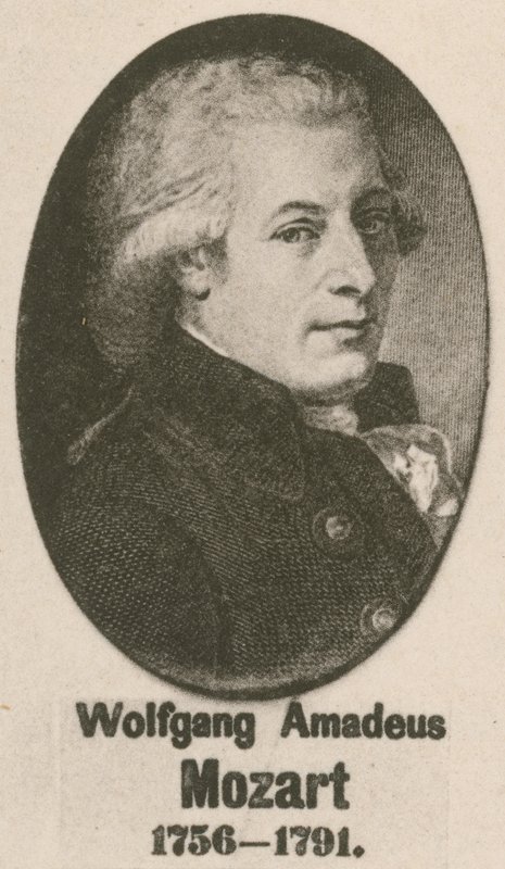 Wolfgang Amadeus Mozart (mélynyomás) alkotó: English School