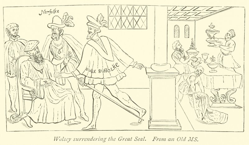 Wolsey átadja a Nagy Pecsétet alkotó: English School