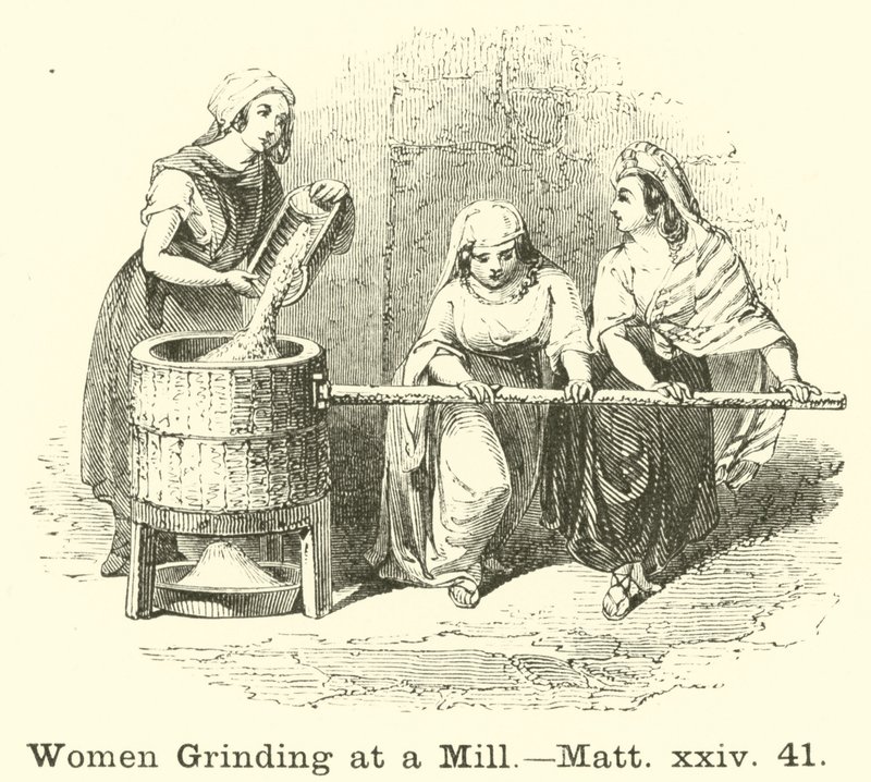 Malomban őrlő nők, Matt, xxiv, 41 alkotó: English School