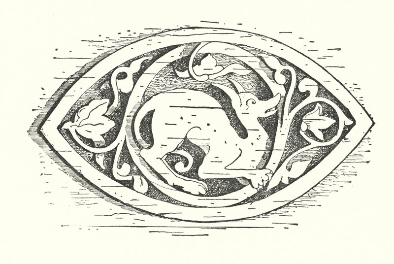 Fafaragás: Kutya (metszet) alkotó: English School