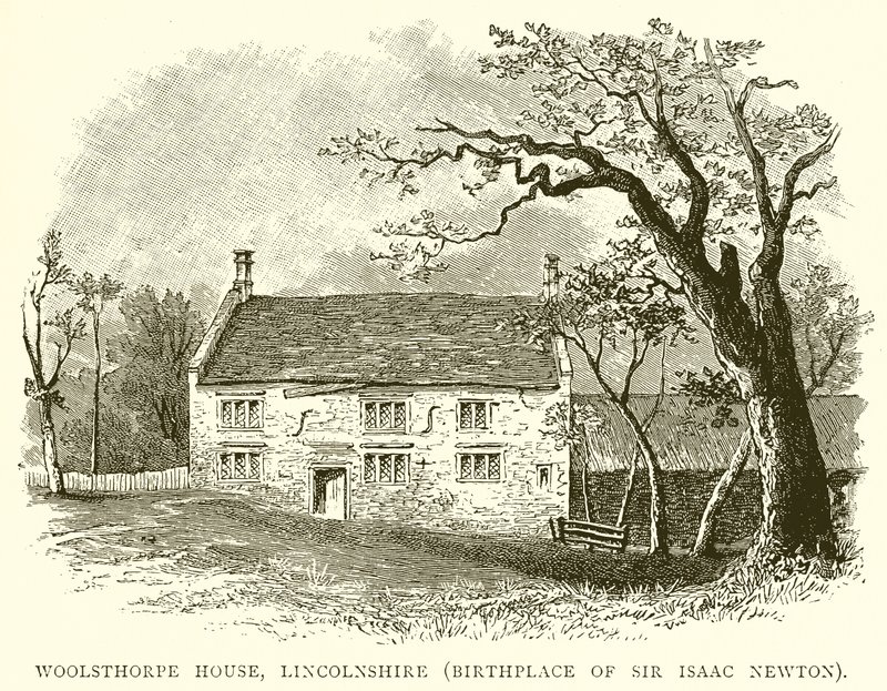Woolsthorpe House, Lincolnshire (Sir Isaac Newton születési helye) alkotó: English School