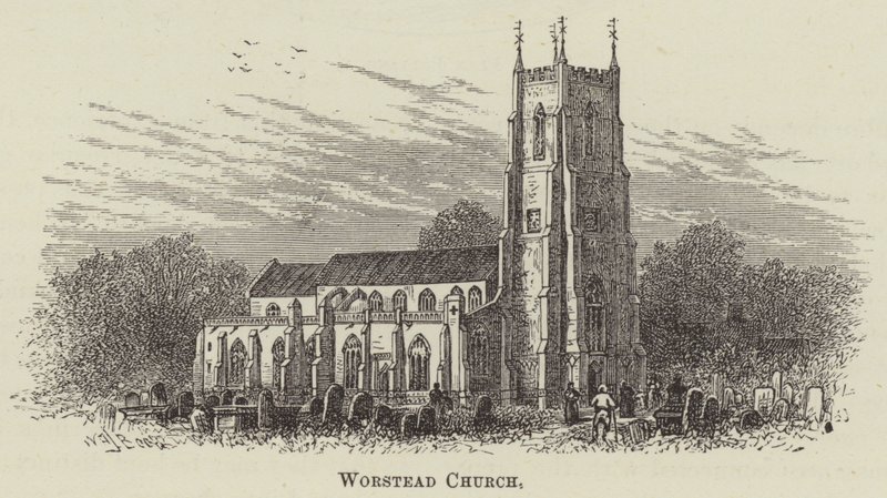 Worstead-templom (metszet) alkotó: English School