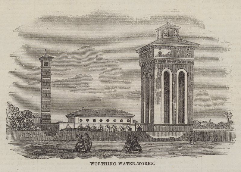 Worthing Water-Works (metszet) alkotó: English School