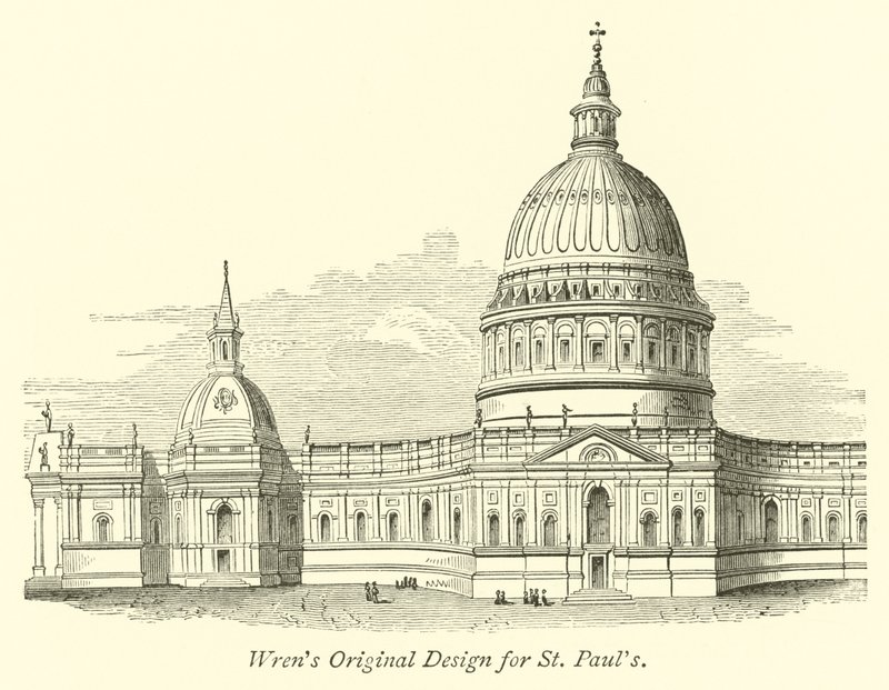 Wrens eredeti design St Pauls számára alkotó: English School