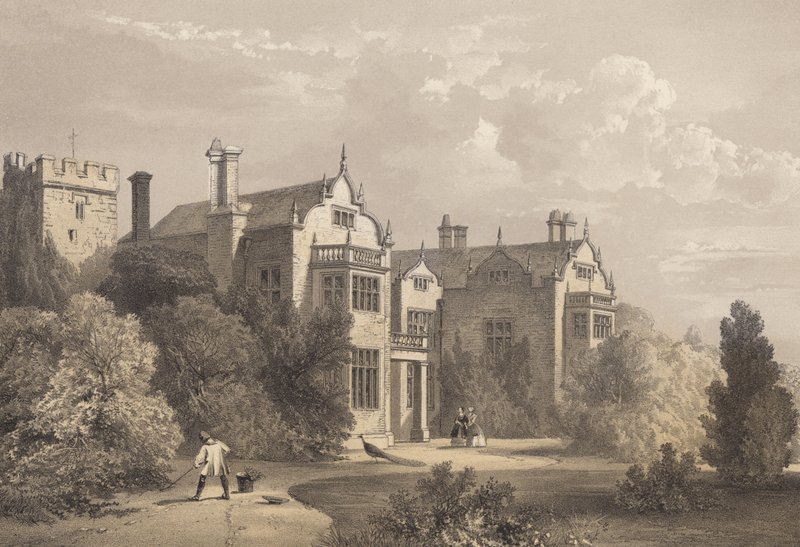 Wroxhall Abbey, Warwickshire alkotó: English School