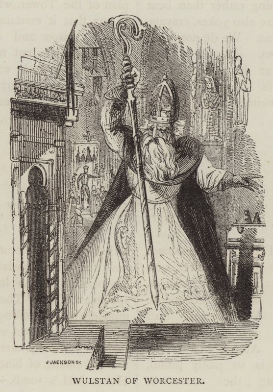 Worcesteri Wulstan (metszet) alkotó: English School