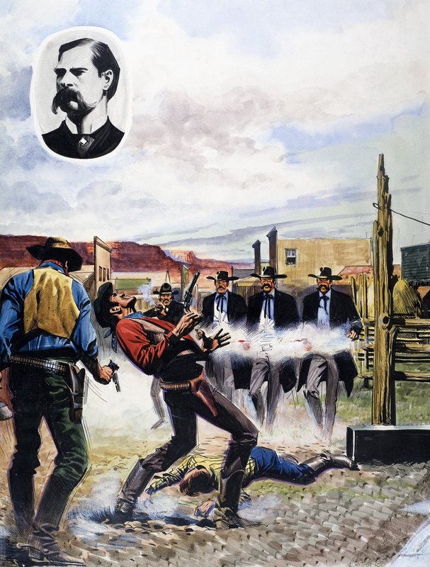Wyatt Earp és az OK Corral csata alkotó: English School