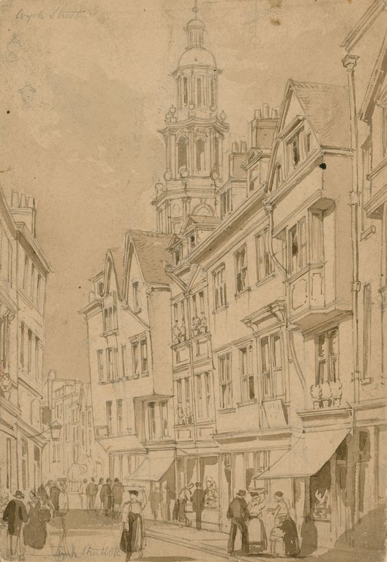 Wych Street, London (wc papíron) alkotó: English School