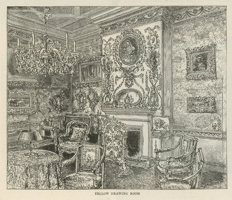 Sárga szalon, Holland House alkotó: English School